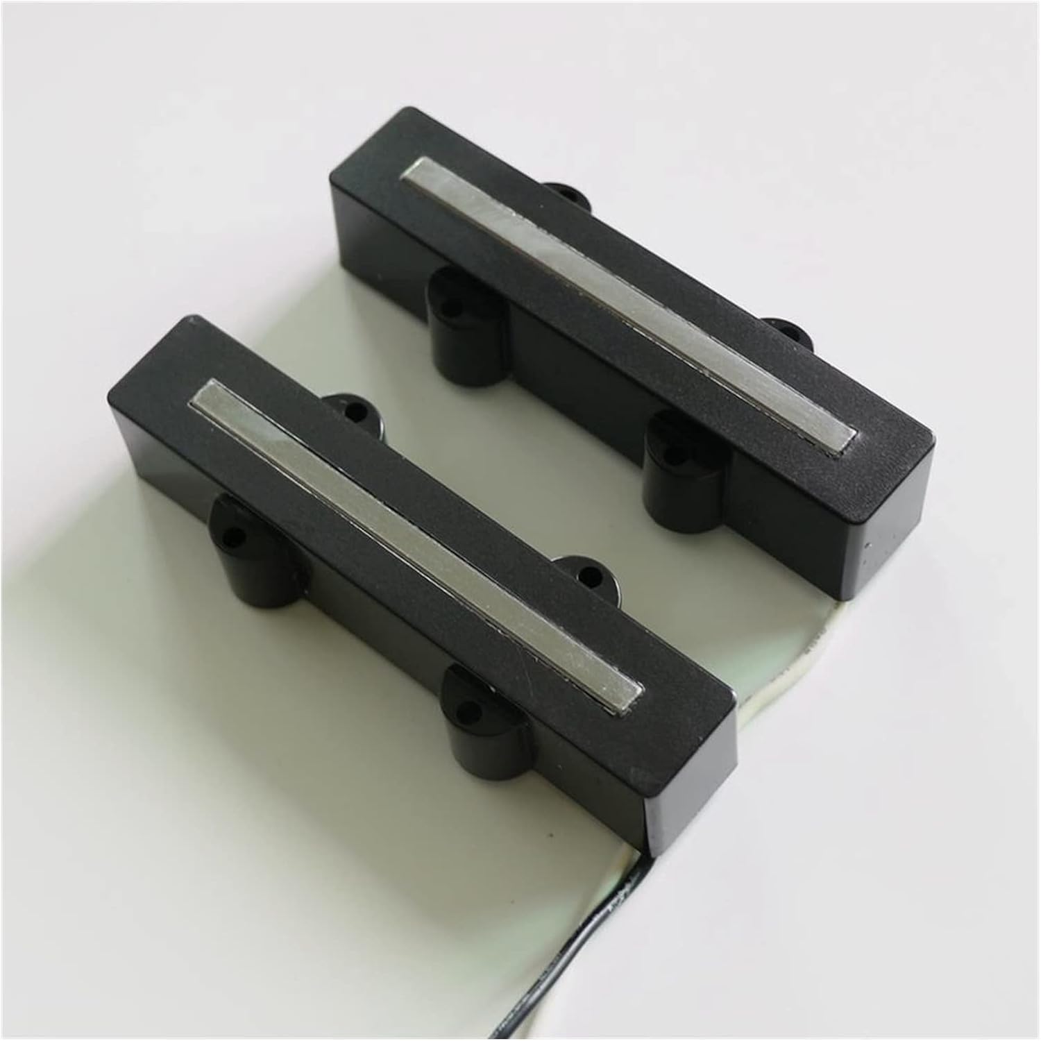 Double Coil Pickup 1 Set No Noise and Humcancelling 74mm 4 String J Bass Pickup Guitar Pickups Prewired