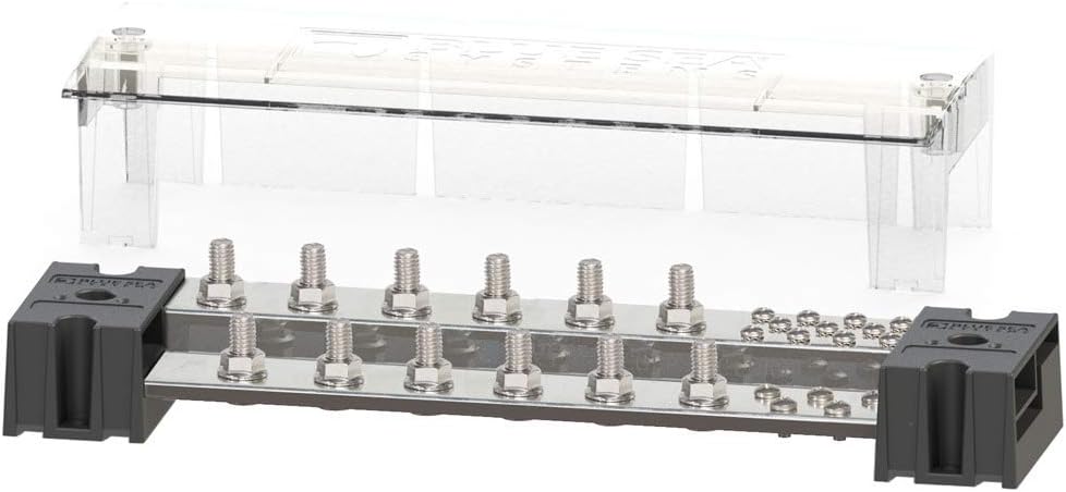 Blue Sea Systems 1991 PowerBar 1000 Stud with Cover, 12 x 3/8