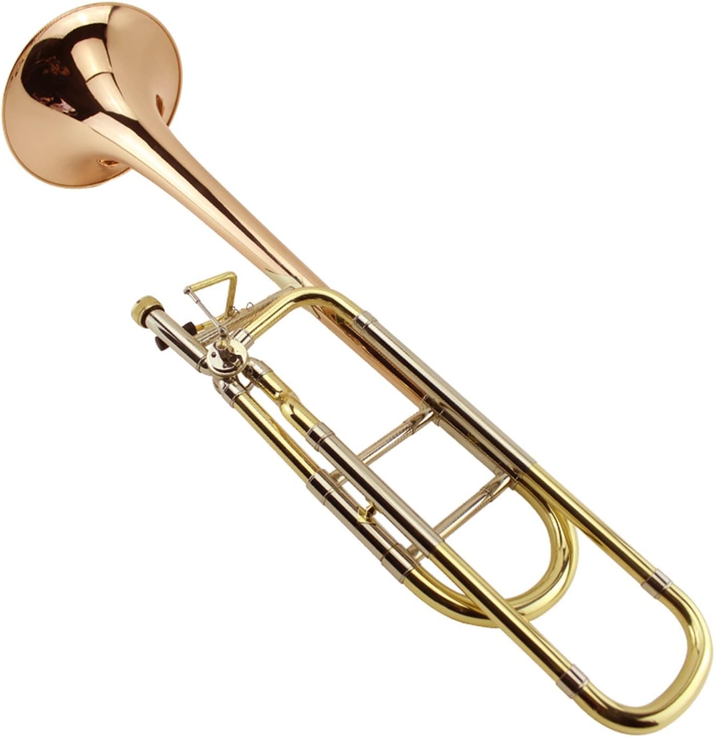 TSTS The Tenor Trombone Instrument with B-Flat Key Sandhi is Suitable for Beginners and Professional Players. Beginner Trombone