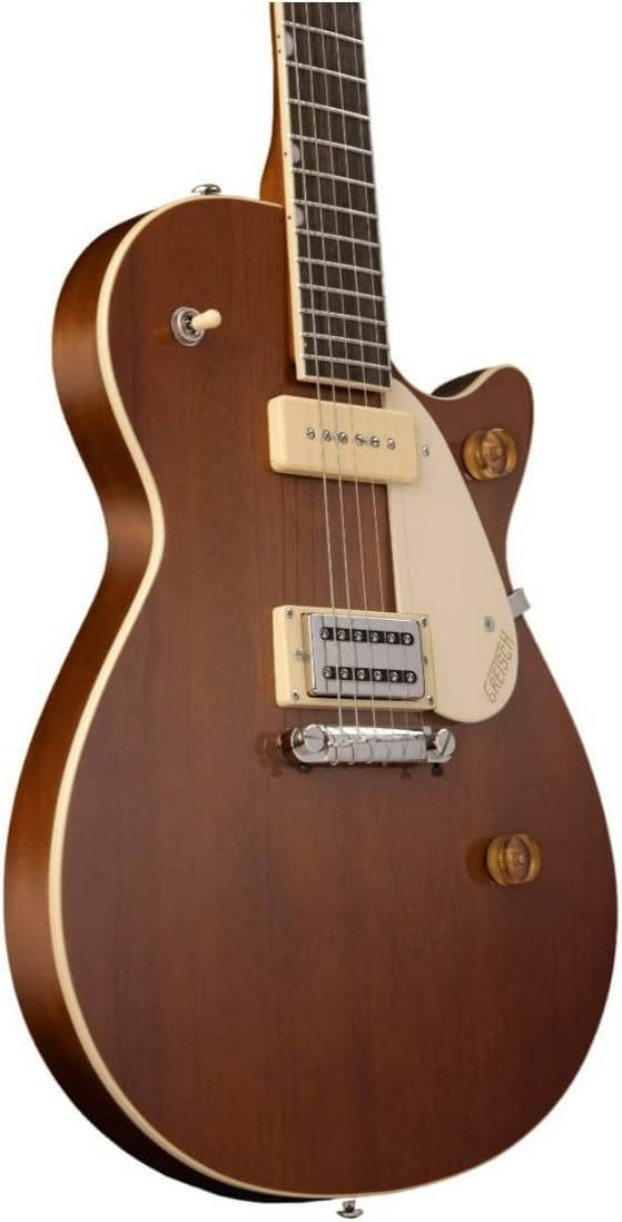 Gretsch G2215-P90 Streamliner Junior Jet Club 6-String Electric Guitar with Laurel Fingerboard and Three-Way Pickup Switching (Right-Handed, Single Barrel Stain)