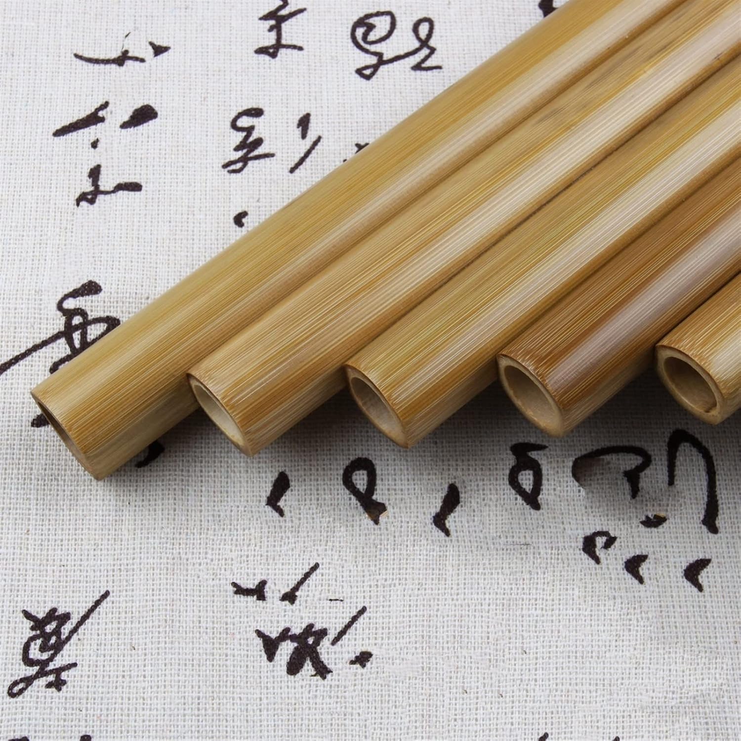 TSTS Beginner Pan Flute 15 Pipes Pan Flute G Key Folk Musical Instruments Woodwind Instrument Handmade Pan Pipes