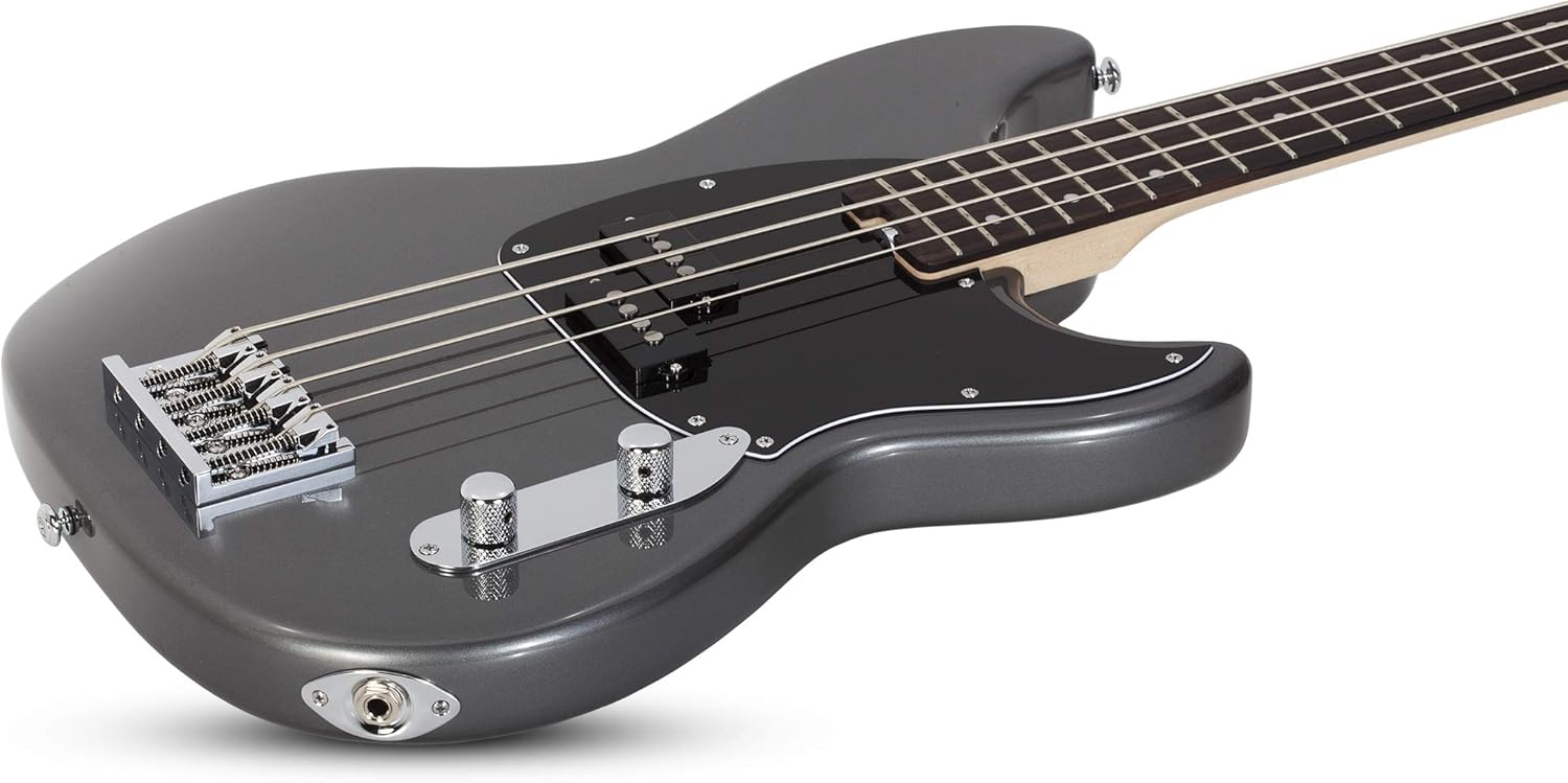 Schecter 1440 Banshee Bass Guitar, Carbon Gray