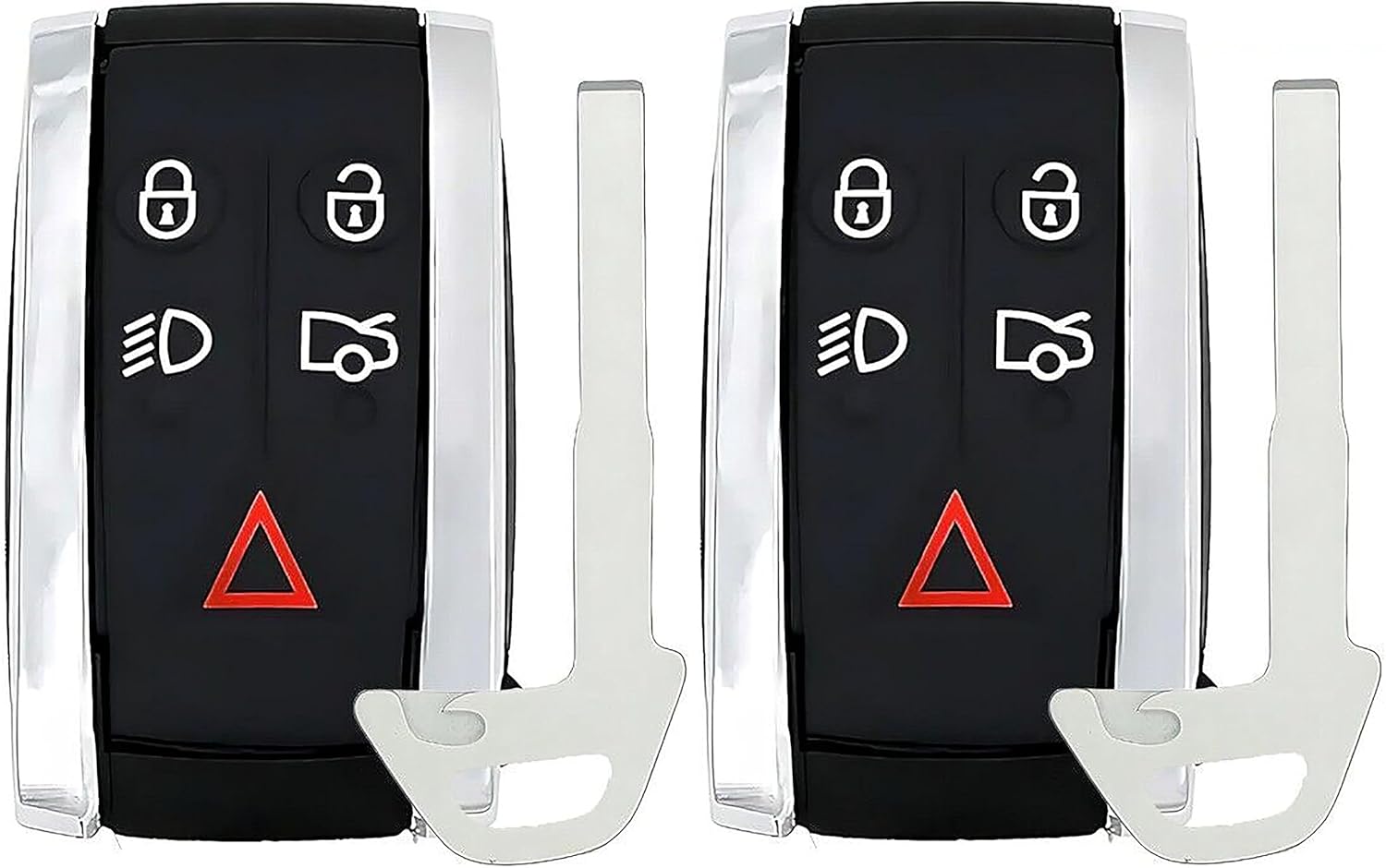 2X New Quality Replacement Proximity Key Fob Remote Compatible with & Fit for Jaguar Vehicles - MPN KR55WK49244-01