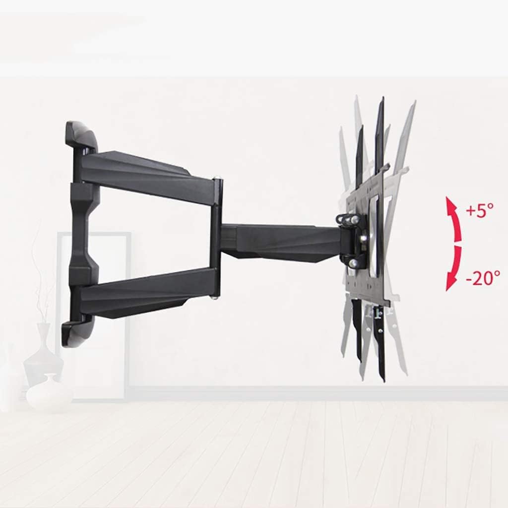 Universal TV Wall Mount Bracket - Adjustable, Telescopic, Rotatable for 32~70 Inch Screens, Space-Saving Multi-Angle Viewing Solution
