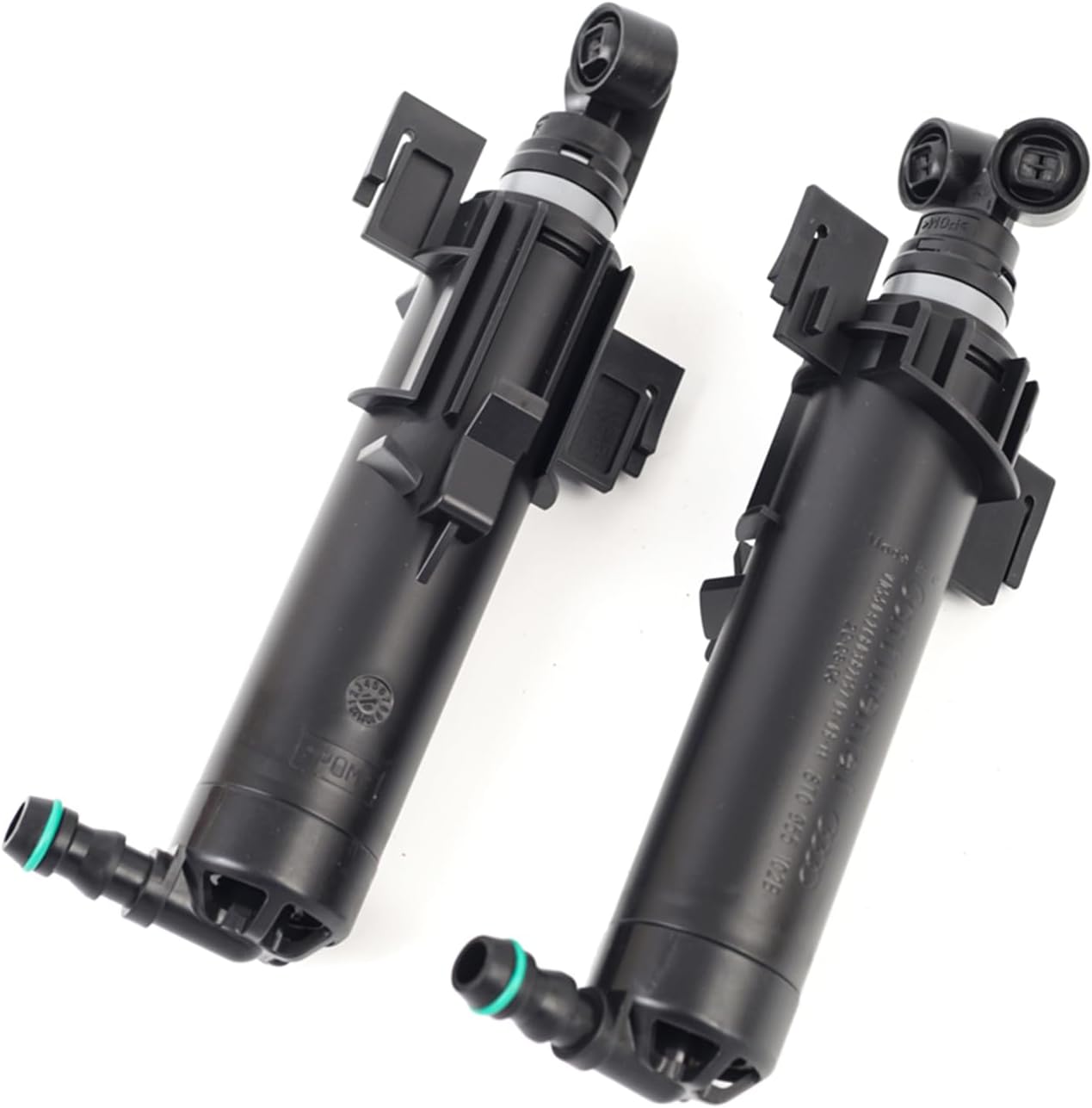 Car Headlight Washer Nozzle 2Pcs Car Headlight Washer Nozzle Head Light Cleaning Jet Pump 8T0955101B 8T0955102B Water Sprayer for A5 2008-2011