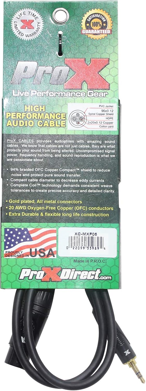 Audiosavings Bundle: (1) Vocopro Steamer-Desktop USB Audio Interface Bundle With (1) RV RMC-XLR Metal Handheld Wired Microphone & (1) RV PRO-M50 Broad 2 Studio Headphones w/Detachable Cable (Items 3)