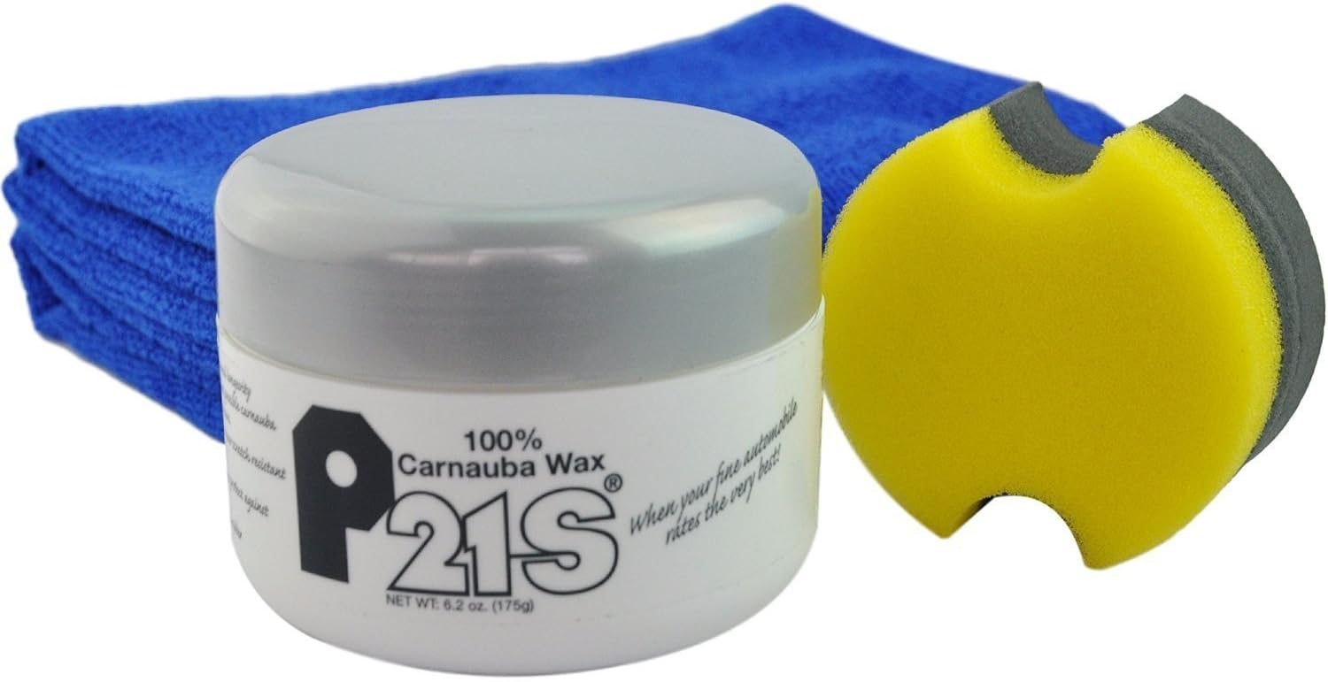 P21S 100% Carnauba Wax + 2 Microfiber Cloths