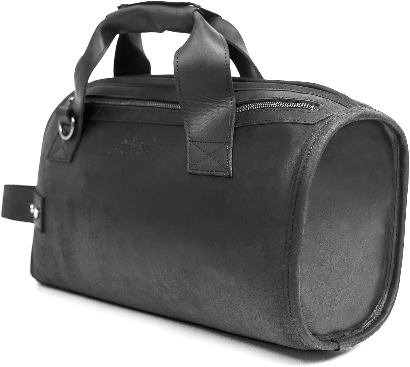 Leather Gig Bag for Cornet & Piccolo Trumpet - Fully Padded, Lightweight, Water-Resistant, w. Shoulder Strap & Handle. Accessory Pocket, Reliable Protection Instrument Case Storage (Cornet, black)