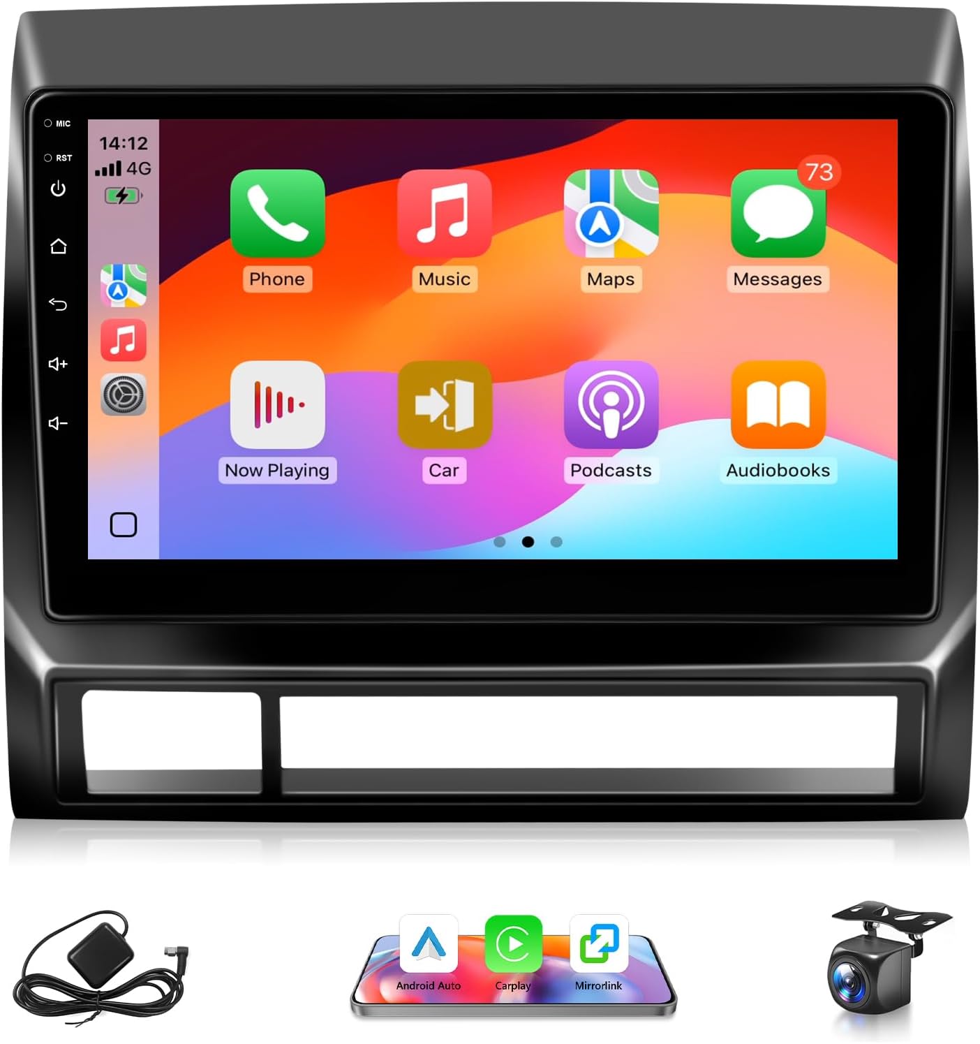 2G+64G Android 13 Car Stereo for Toyota Tacoma 2005 to 2015 Radio Wireless Carplay Android Auto 9