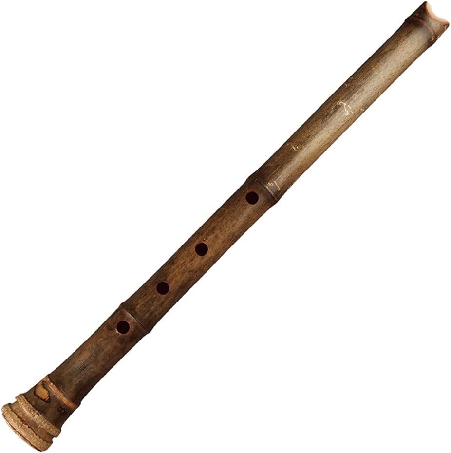 E Key 5 Holes Shakuhachi Wooden Musical Instruments Root Woodwind Instrument