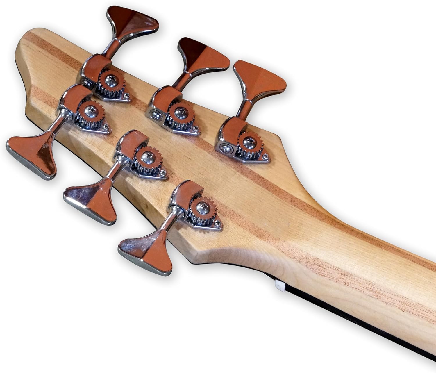 TARIO Fretless 6 string through-neck electric bass Guitar Millettia Laurentii body