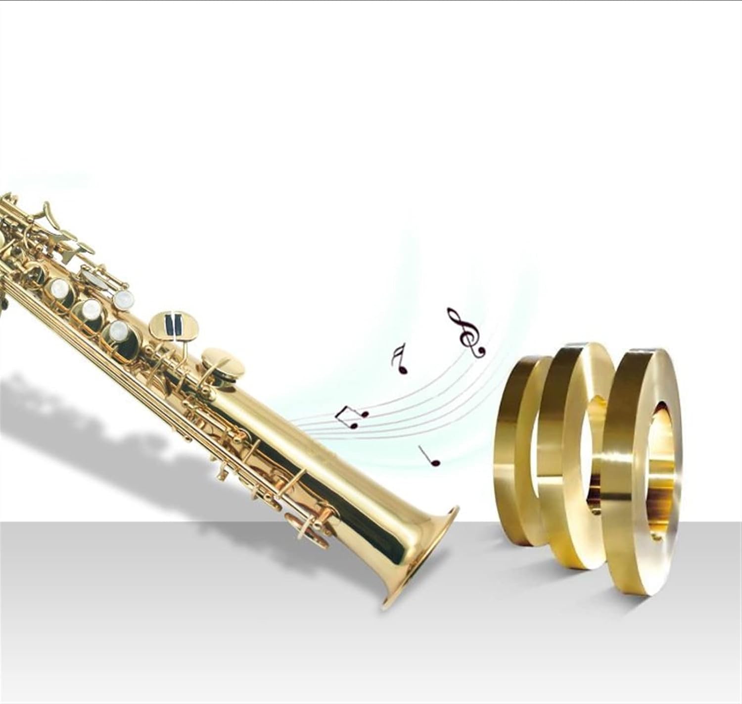 B Flat Saxophone Straight Pipe Saxophone Western Wind Instrument Beginner Professional Playing Professional Saxophone