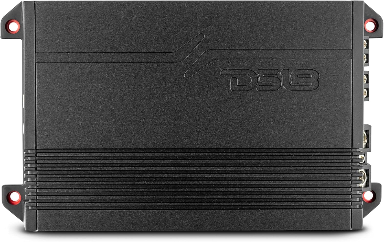 DS18 G1000.4D Car Amplifier GEN-X Full-Range Class D 4-Channel 1000 Watts Max Power 2/4 Ohm Stable, Bridgeable, High/Low Pass Filter - Small Compact Amp for Speakers in Car Audio System…