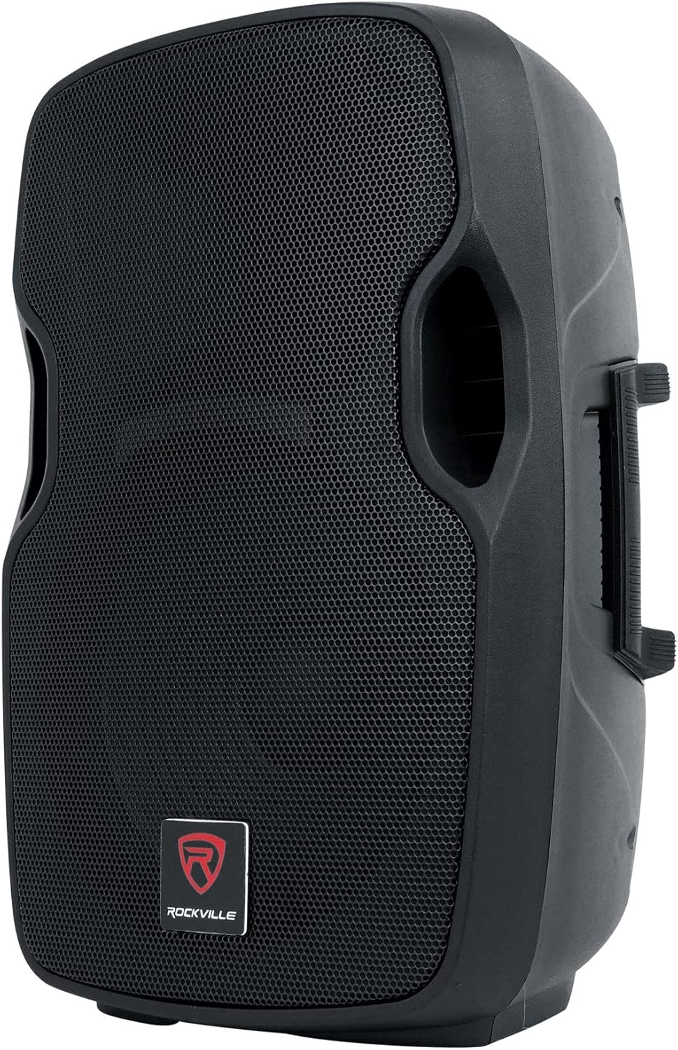 Rockville BPA12 Bundle: (2) 600W 12 in Powered Active DJ PA Speakers with Bluetooth USB SD FM LCD, Adjustable Tripod Speaker Stands, 20 ft XLR Cables, 4-Items