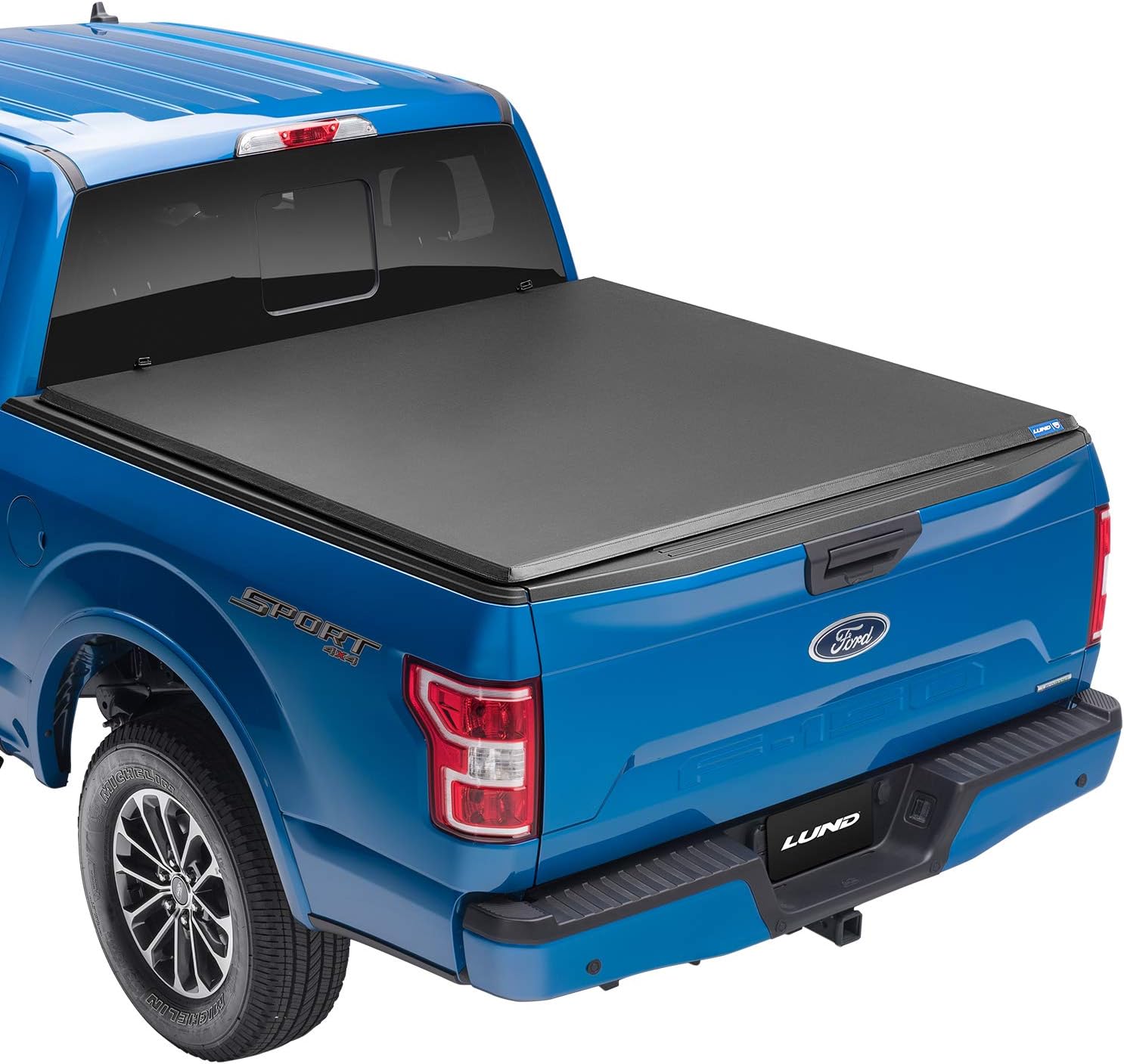 Lund Hard Tri-Fold Hard Folding Truck Bed Tonneau Cover | 969353 | Fits 2017 - 2023 Ford Super Duty 8' 2