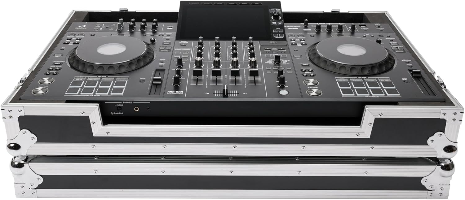 Magma Flight Case Compatible with AlphaTheta XDJ-AZ & Pioneer DJ XDJ-XZ with Wheels