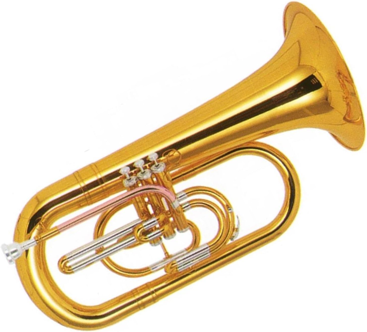 Beginner euphonium Gold Lacquer Tone Bb Marching Euphonium