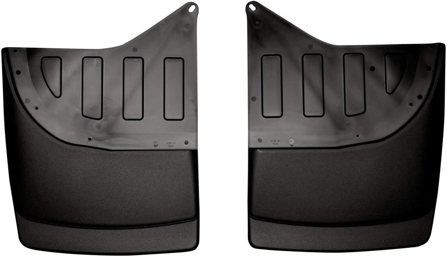 Husky Liners - Rear Mud Guards | 2001-2007 Chevrolet Silverado/Sierra 3500 w/Dual Rear Wheels, Rear Set - Black, 2 Pc. | 57351