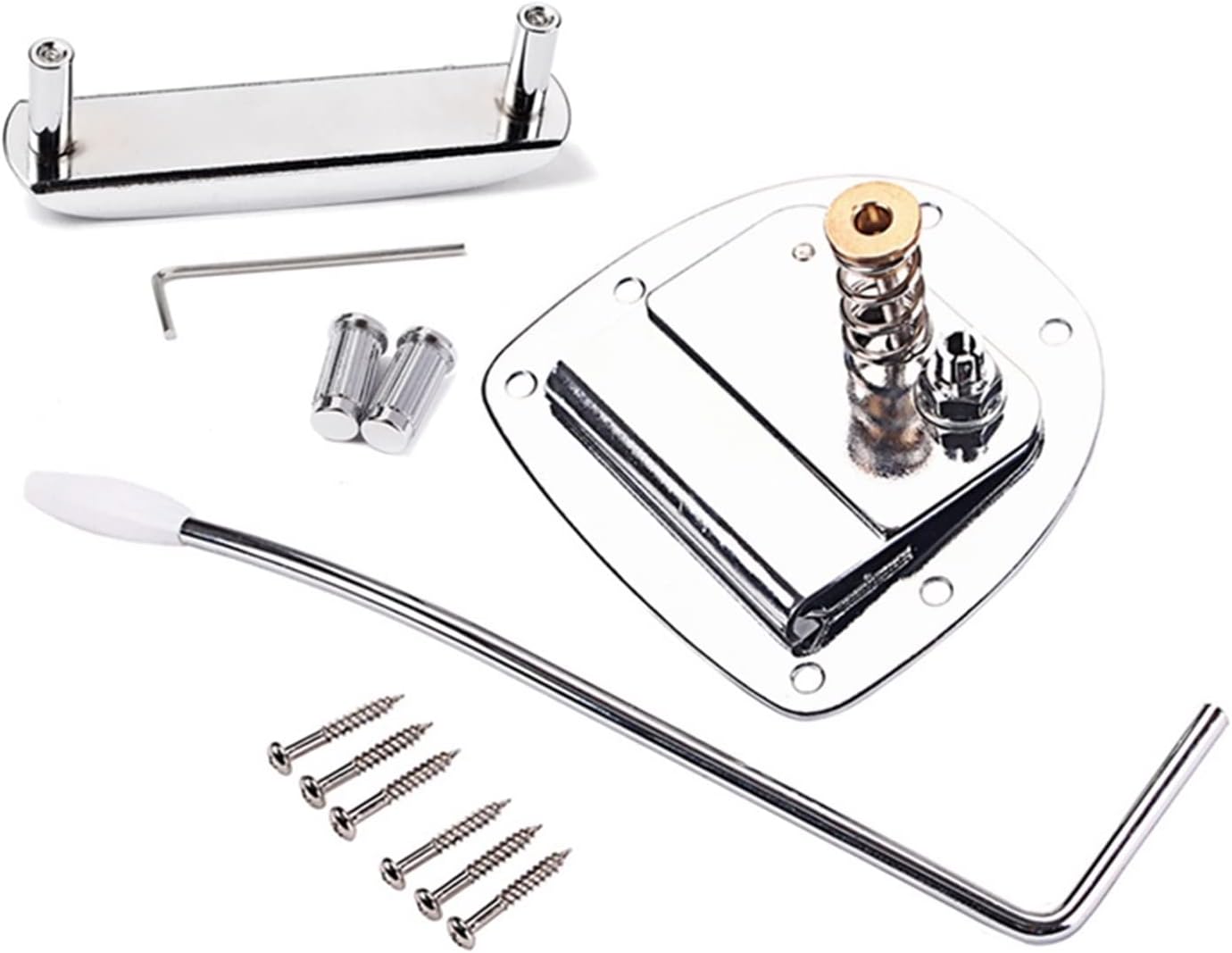 Guitar Bridge Pull Plate Tremolo for Bass Repaclement Accessories Electric Guitar Bridge