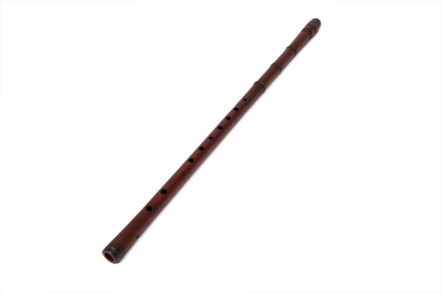 Turkish Dilsiz Kaval Woodwind Musical Instrument - Shepherd’s Flute Handcrafted from Plum Wood - RE