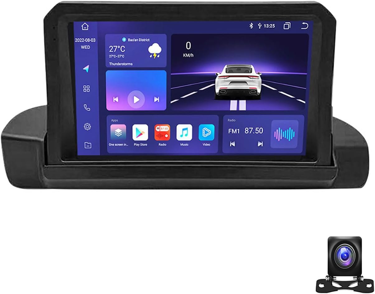 9 Inch Touch Screen Car Stereo with Navigation Compatible with BMW E90 E91 E92 E93 Android Car Radio Compatible with Carplay Android Auto Radio FM RDS DSP SWC 4G,M800S 8G+256G