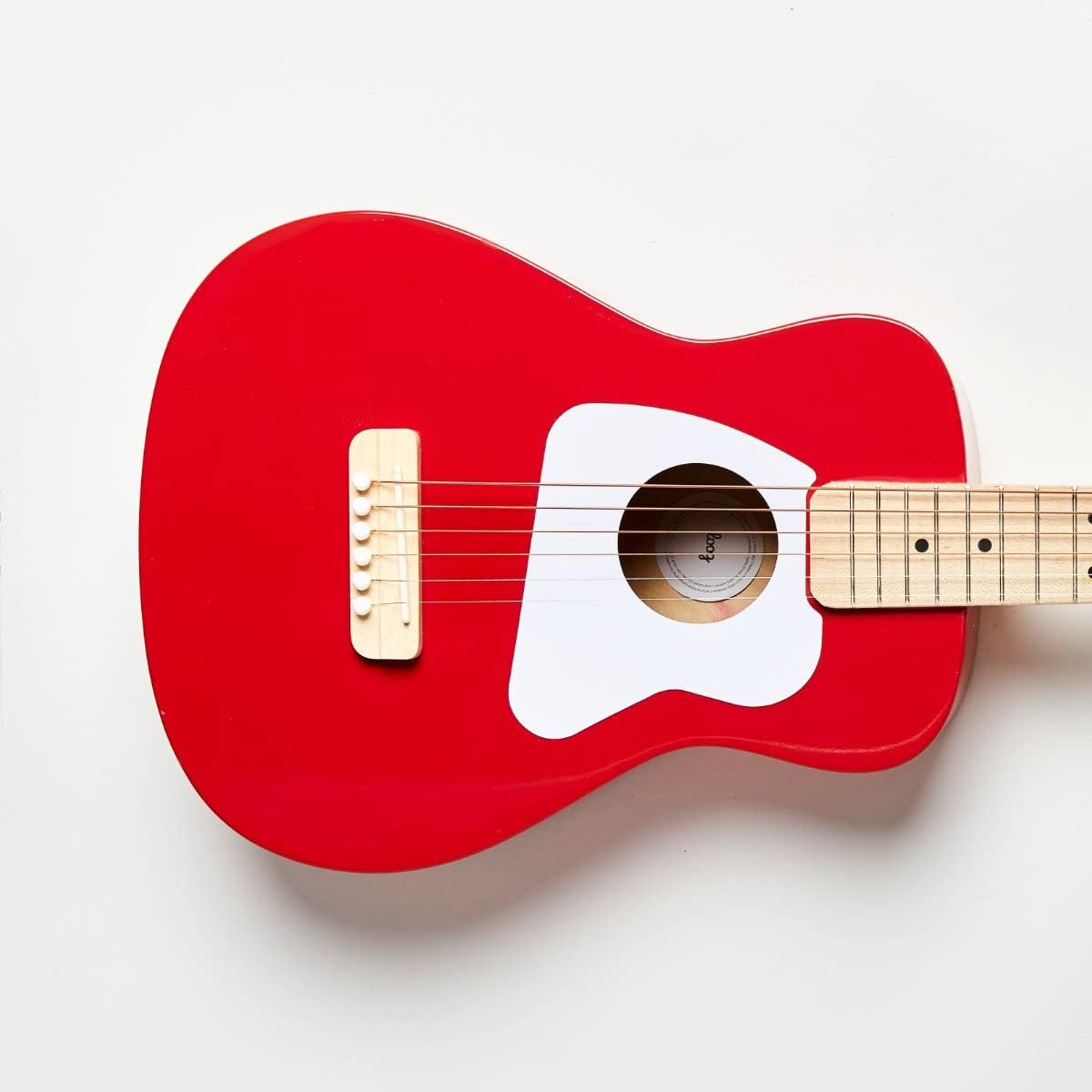 Loog Pro VI Acoustic kids real guitar for Beginners Compact size Ages 9+ Learning app and Lessons included