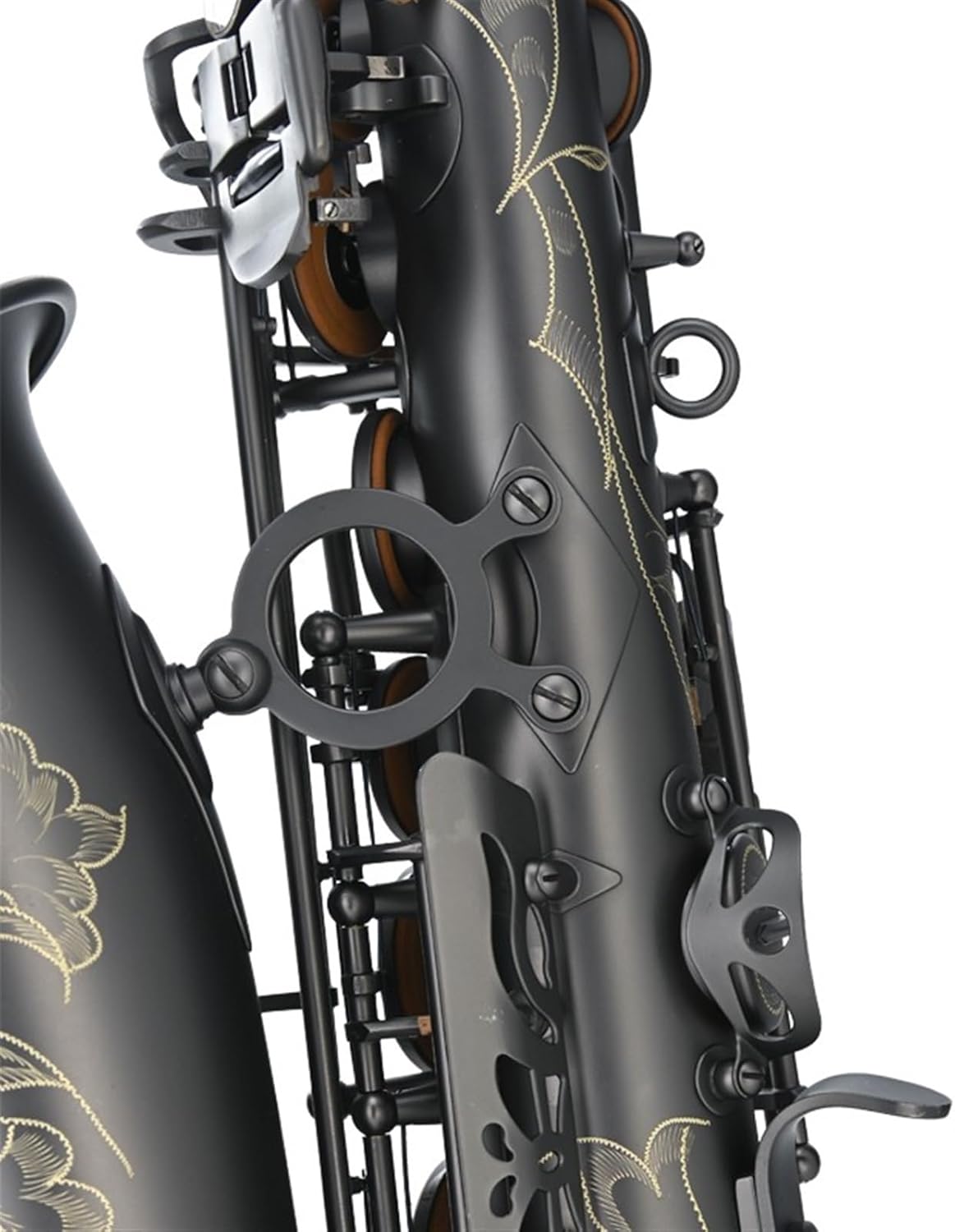 E Flat Alto Saxophone Wind Instrument Beginner Grade Examination Professional Performance Black Matte