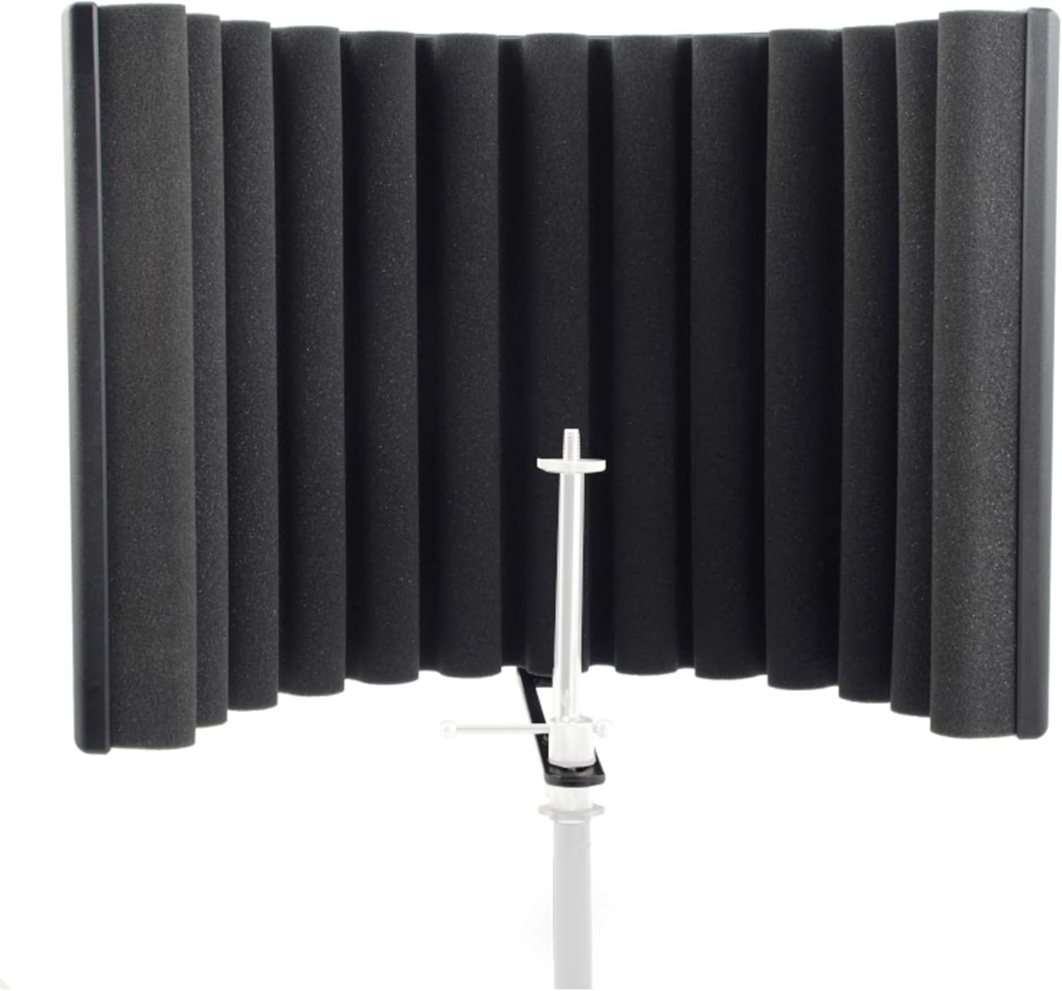 sE Electronics RF-X Reflexion Filter - Portable Microphone Isolation Shield for Recording Music, Podcasts & Voice-Overs - Four-Layer Acoustic Sound Shield for Home Recording Studio Equipment (Black)
