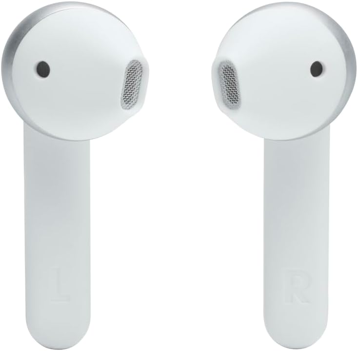 JBL Tune 225TWS True Wireless Earbud Headphones - Pure Bass Sound, Bluetooth, 25H Battery, Dual Connect, Native Voice Assistant (White)
