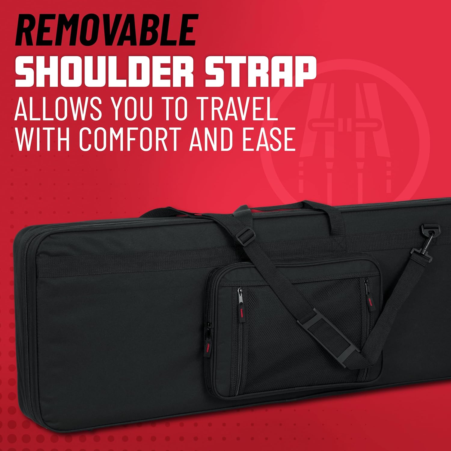 Gator Cases Lightweight Polyfoam Guitar Case for Electric Bass Guitars; (GL-BASS)