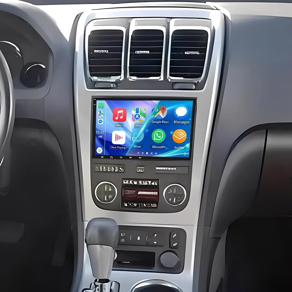 Car Stereo Radio for GMC Acadia 2008-2012 with Wireless CarPlay and Android Auto, 8