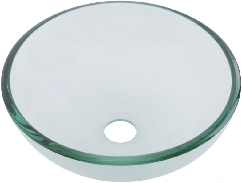 Renovators Supply Talula Corner Glass Wall Mounted Sink Round Shape Wall Hung Bathroom Vessel Sink Crystal Clear Tempered Glass Console With Chrome Faucet, Pop Up Sink Drain And Towel Bar Combo