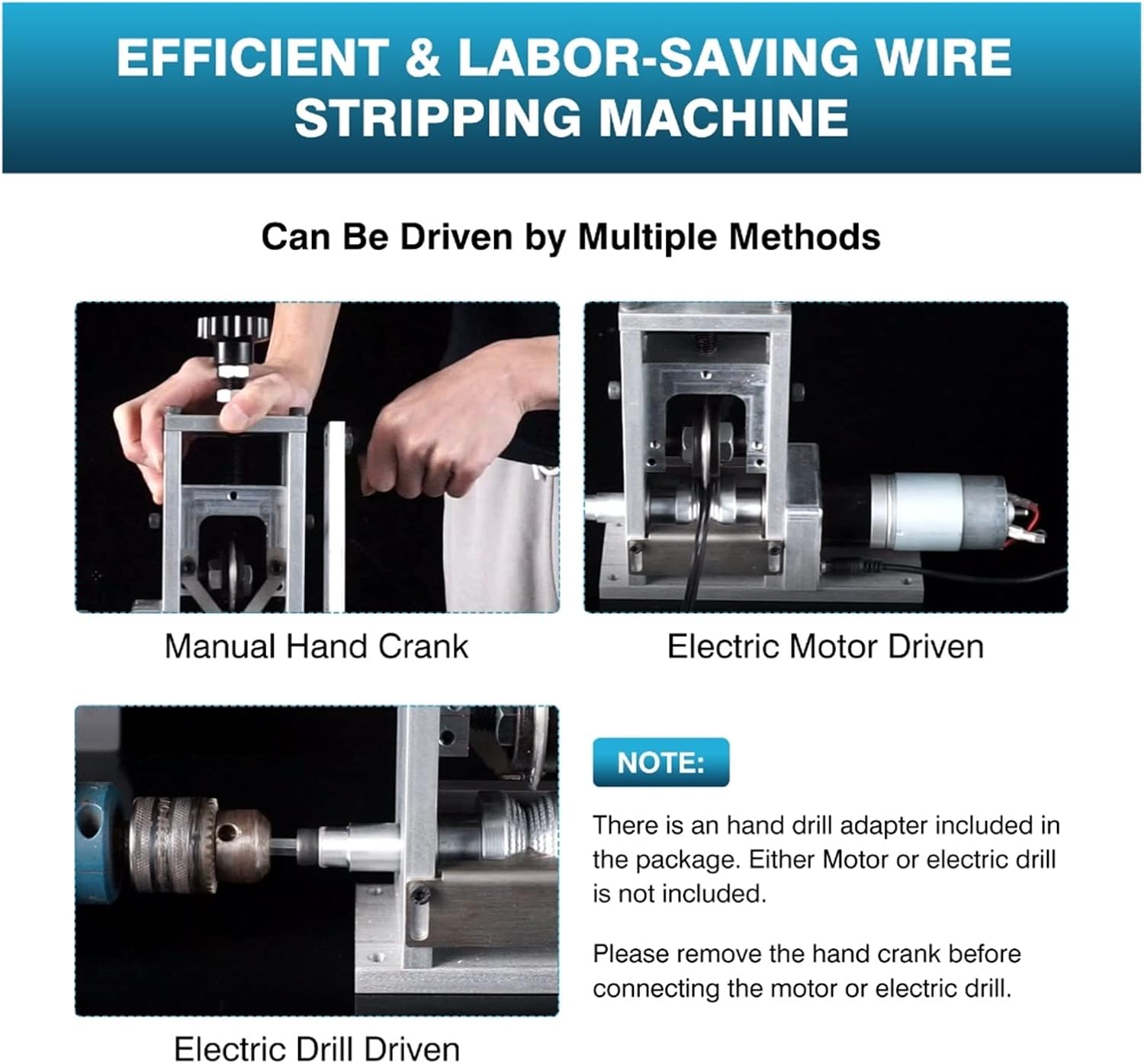 Manual Copper Wire Stripping Machine Scrap Recycle Tool Cable Stripper Peeler Machine Wire Diameter 1-70mm Peeling Tool with Efficiency(1mm-70mm)