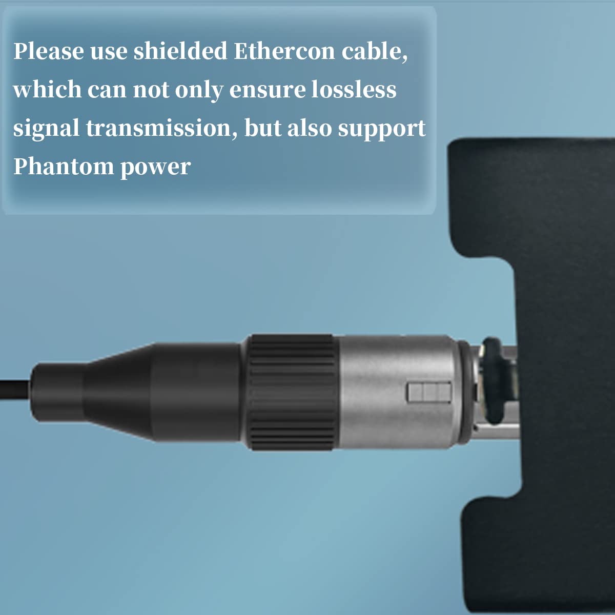 Y.D.F 4 Channel 3-Pin XLR Snake Multi Network Receiver to Single Ethercon Cable Snake Box Extender for Stage Lighting and Recording Studio- XLR/AES/DMX Channel Over Cat5E/Cat6/Cat7 Ethercon Cable