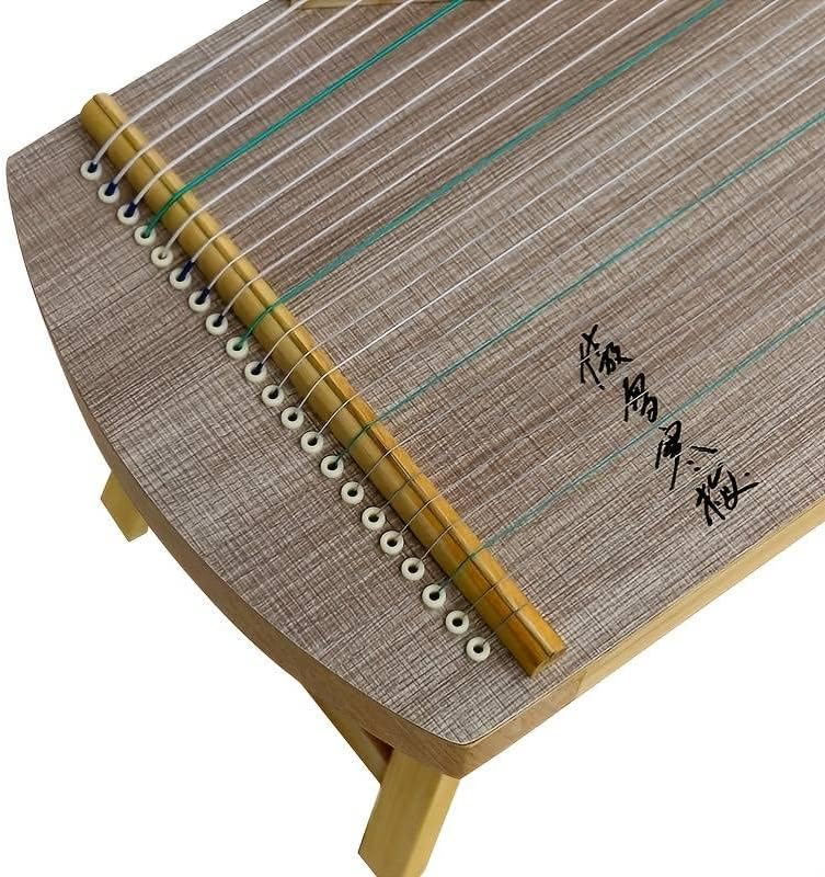 LANDTOM Paulownia Guzheng Mini Finger Trainer With Accessories, 21 Strings, Suitable For Beginners, Adults, Children (A)