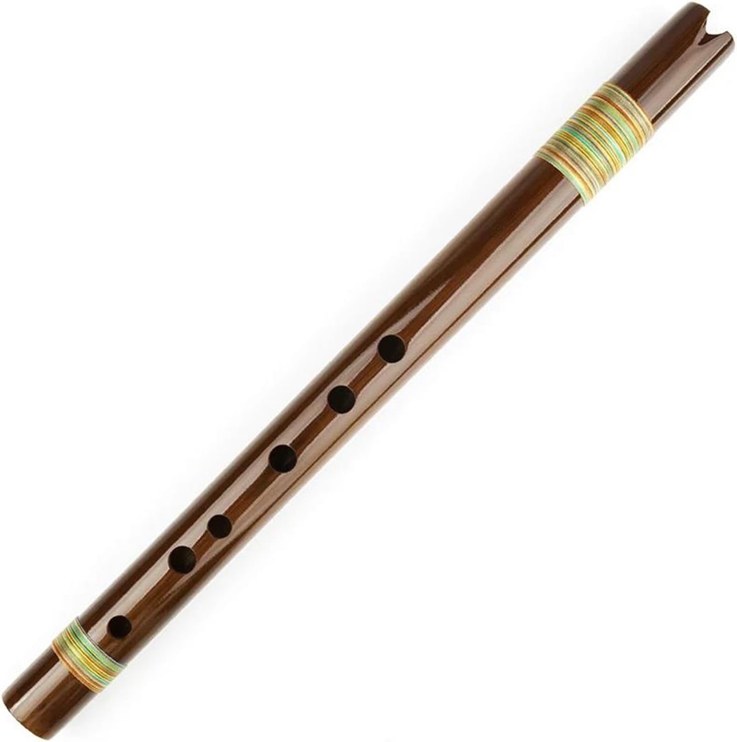 G Key Brown Flute Woodwind Instrument Rosewood(5)