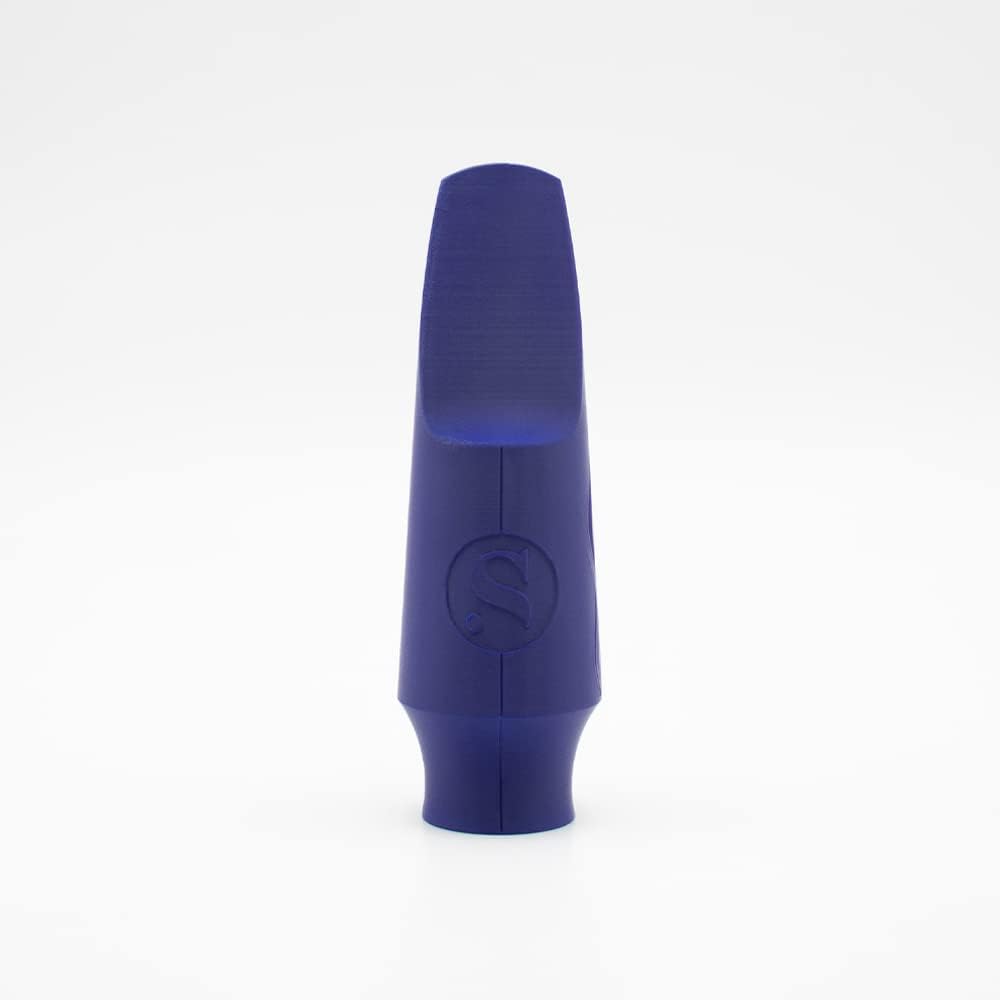 Syos Tenor Saxophone Mouthpiece, Smoky Model, 8 Tip Opening, Phantom Blue, Improve the Sound of your Sax with this Easy-To-Play, Dark and Warm Tenor Sax Mouthpiece