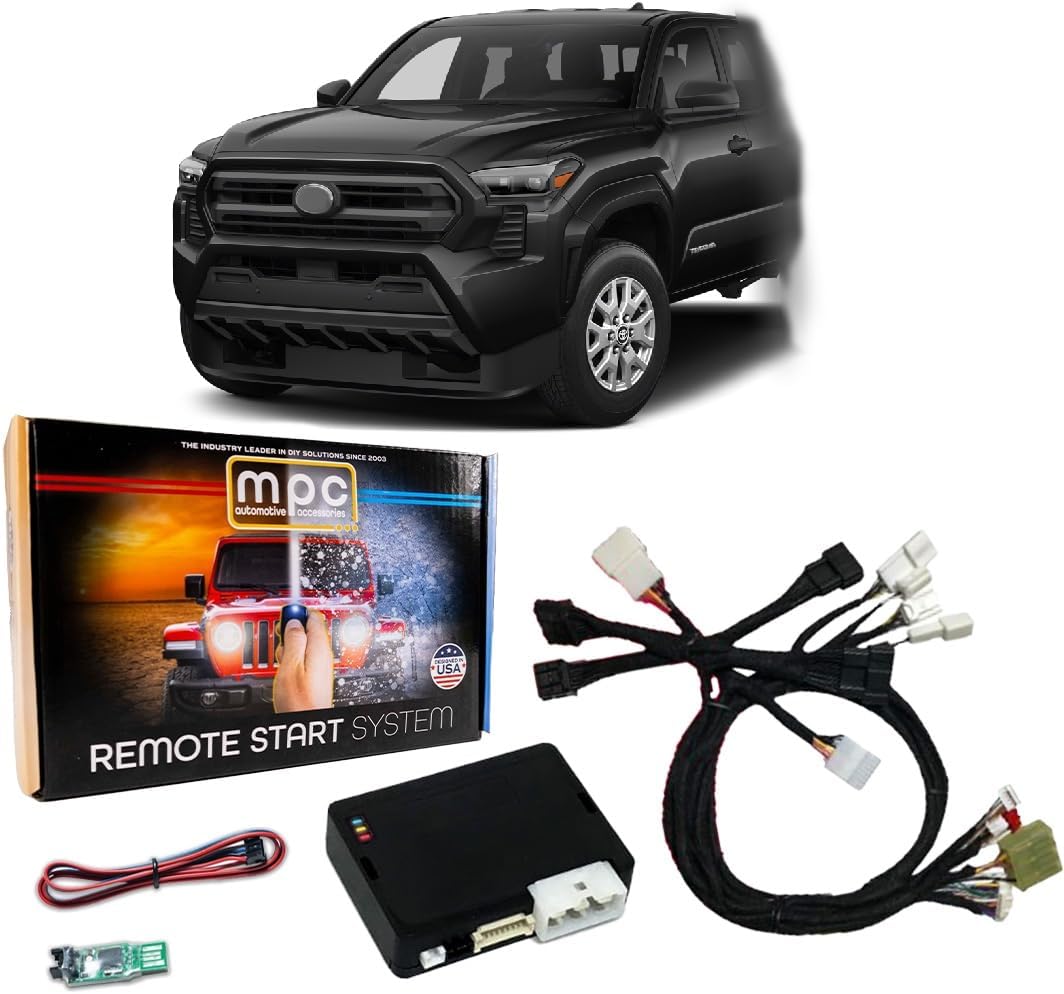 MPC Remote Start Kit Compatible with Toyota Tacoma 2024-2025 || Plug and Play || Push Lock 3X to Start || USA Tech Support