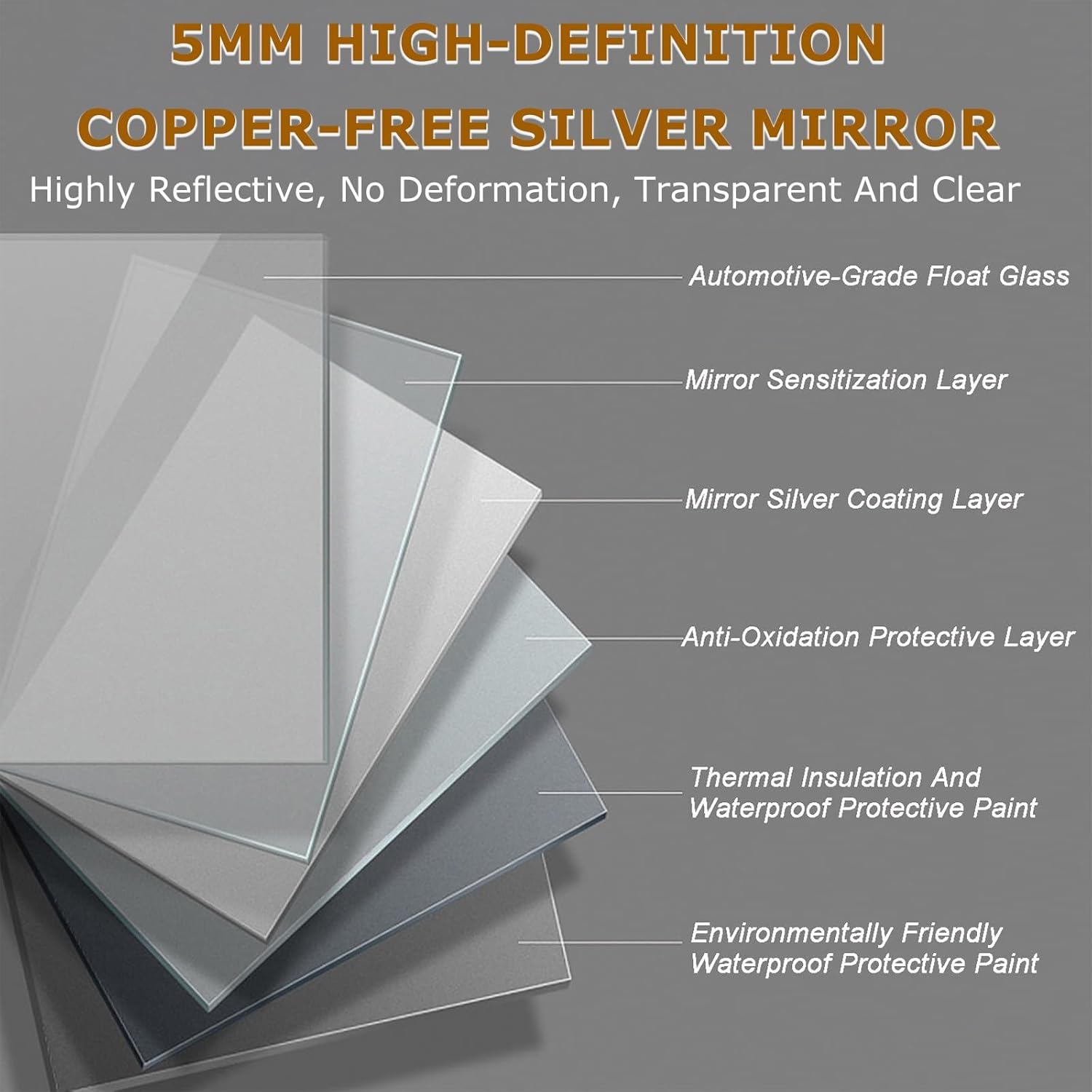 Suspend Ceiling Mirrors Square Mirror For Ceiling Hanging Rod Corner Mirror Wall Mount Ceiling Mounted Mirror Pivot For Bathroom Entryway Bathrooms Bedroom Big Metal Pole Ceiling Suspended Mirror(Gold