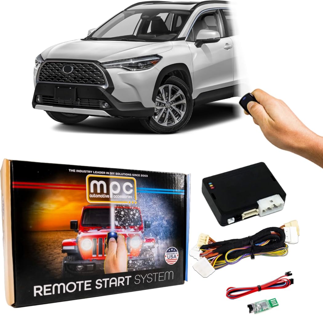 MPC Remote Start Kit Compatible with Toyota Corolla Cross 2023-2025 || Plug and Play || Push Lock 3X to Start || USA Tech Support