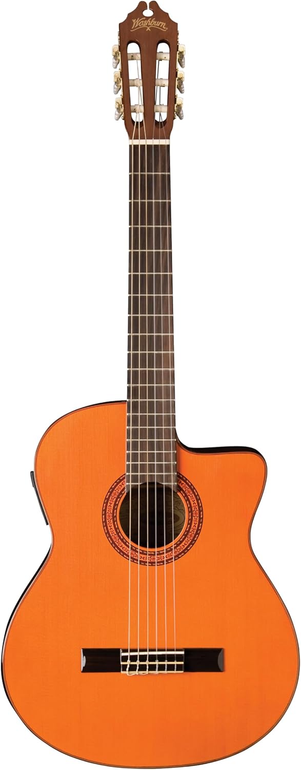Washburn Classical C5CE Cutaway , Acoustic Electric Guitar