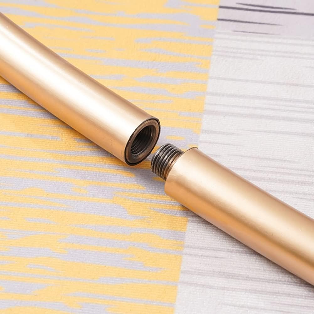 Adjustable shower curtain rail,round shower curtain rail,Clothing Store, Corner Shower Curtain Rod, Changing Room Metal Shelf, Wall Mount (Color : Black, Size : 120x120cm) (Color : Gold, Size : 80x80c