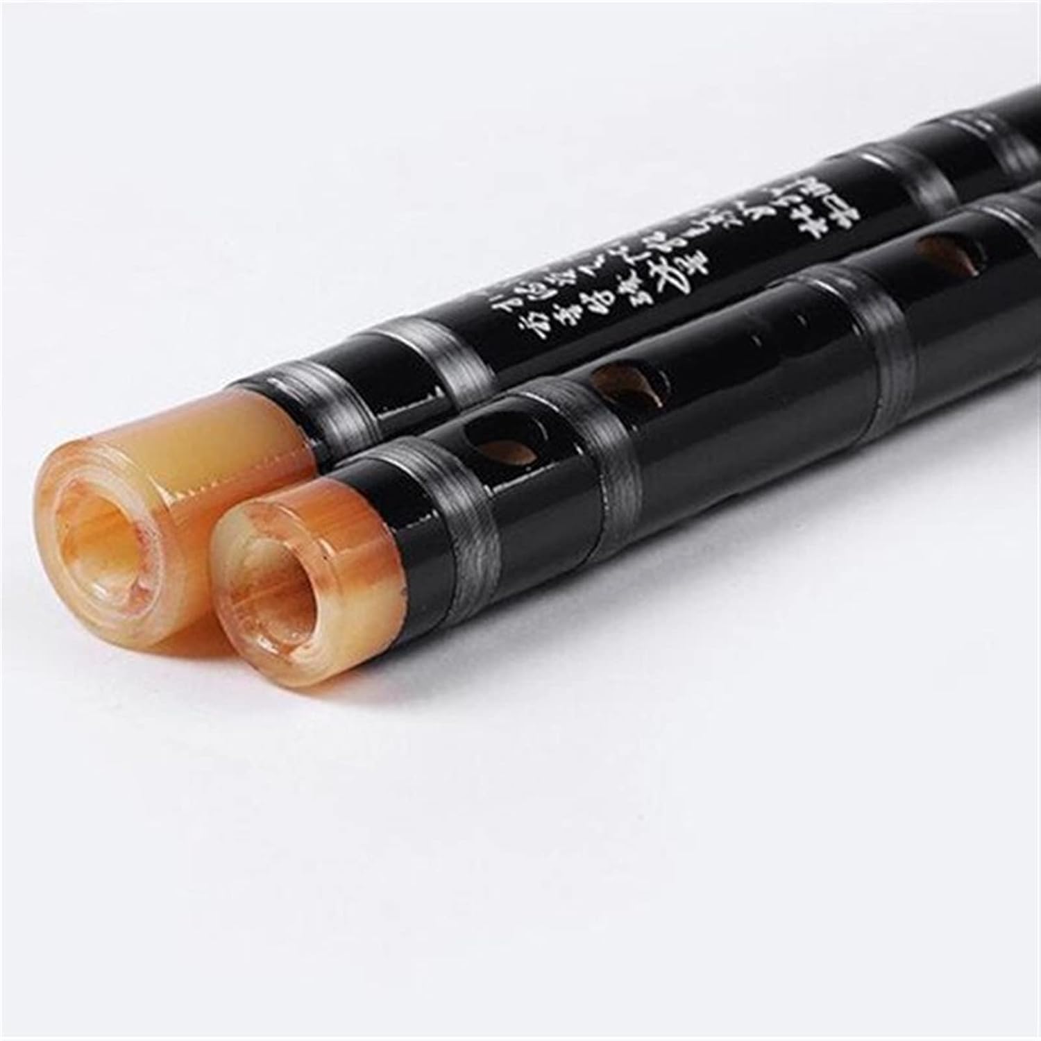 Chinese Bamboo Flute White Brass Joints C D E F G Key Woodwind Musical Instruments Transverse Flute Dizi (Color : E)