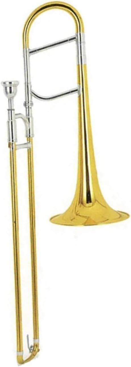 Adult Trombone Instrument Popular Gold Lacquer Eb Alto Trombone For Beginners