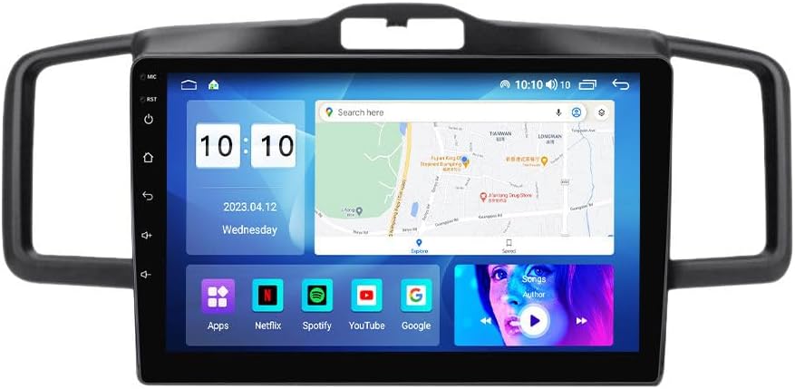 Android Car Stereo for Honda Freed 2008-2016,10 inch IPS Touchscreen with Upgrade Wireless CarPlay & Android Auto,WiFi/GPS,Support SWC and Subwoofer,8-Core 8G+256G