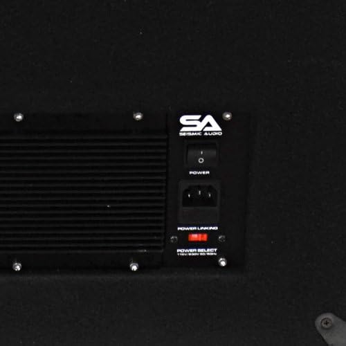 Seismic Audio FL-15MP-PW 400 Watts RMS Premium Powered 2-Way 15-Inch Floor/Stage Monitor with Titanium Horn