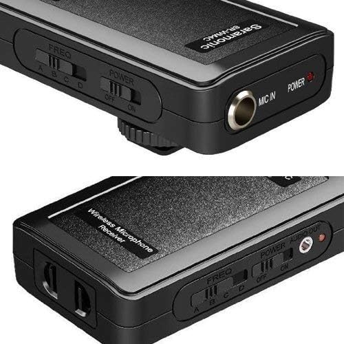 Saramonic SR-WM4C Wireless Lavalier Microphone System for Canon 6D 600D 5D2 5D3 Nikon D800 Sony DV DSLR Camcorders