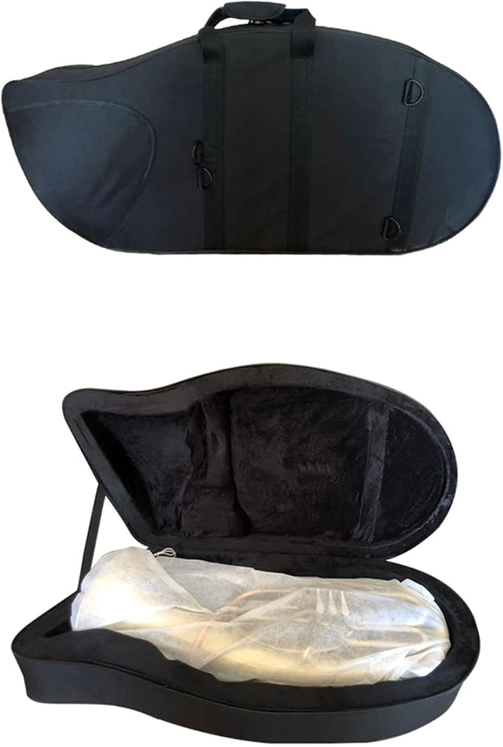 B-Flat Three Flat Keys Euphonium Four Flat Keys Euphonium Large Horn Instrument Music Team Performance Brass Finishing Euphonium (Color : Three Flat Key Tenor)