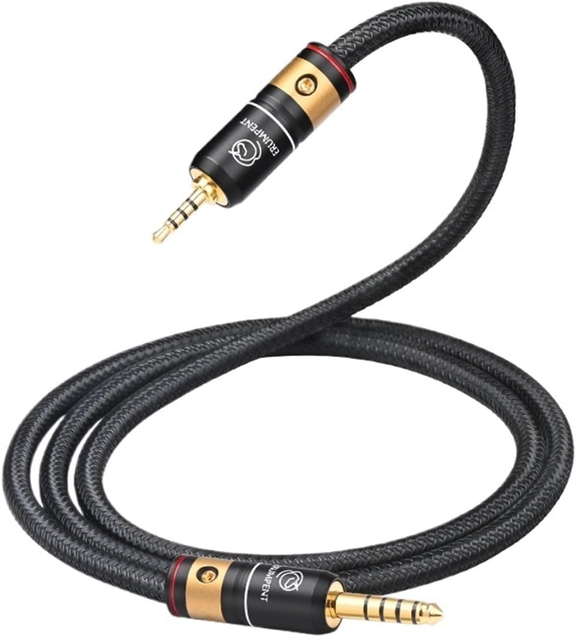 Hi-end OCC HiFi 4.4mm to 2.5mm Audio Cable Dual Shielding Gold Plated Balanced 4.4mm Male to 2.5mm Male for DAC Amplifier(1.5m)