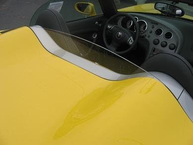 #1 Ranked Pontiac Solstice Wind Deflector Windscreen Windstop Windblocker (Smoke Tint Acrylic)